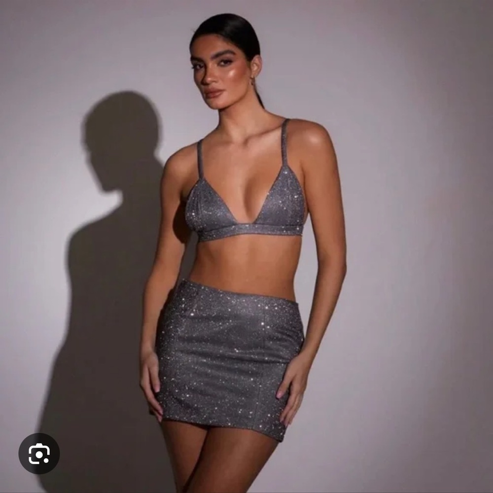 SLA The Label Grey Sloane Skirt